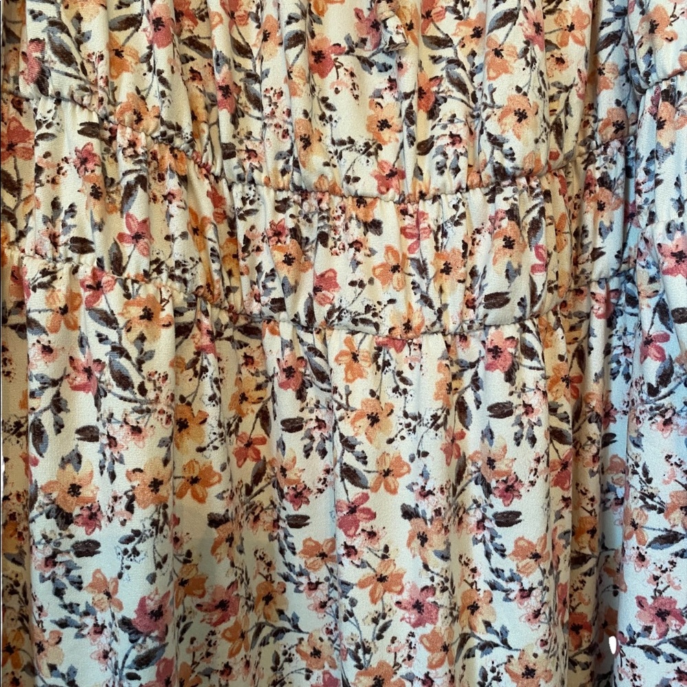 Vibe Sportswear Long Sleeve Floral Dress - Picture 5 of 13